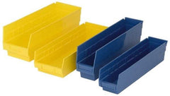 Quantum Storage - 50 Lb. Load Capacity, 23-5/8" Deep, Red Polypropylene Hopper Shelf Bin - 6" High x 8-3/8" Wide x 23-5/8" Long - Strong Tooling