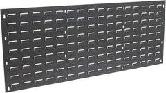 Quantum Storage - 48" Wide x 19" High, Gray Louvered Bin Panel - Use with Quantum Storage Systems - ALL QUS Bins - Strong Tooling