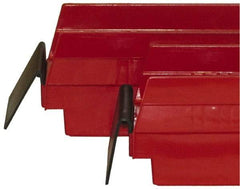 Quantum Storage - 4" Wide x 2.3" High, Black Bin Label Holder - Use with Quantum Storage Systems - Shelf Bin - Strong Tooling