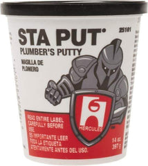 Hercules - Putty Type: Plumber's Putty Container Size: 14 oz. - Strong Tooling