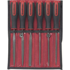 GEARWRENCH - File Sets File Set Type: American File Types Included: Flat; Half Round; Knife; Round; Square; Triangle - Strong Tooling