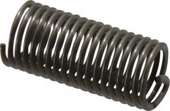 Recoil - 1/4-28 UNF, 3/4" OAL, Free Running Helical Insert - 17-5/8 Free Coils, Tanged, Stainless Steel, Bright Finish, 3D Insert Length - Strong Tooling