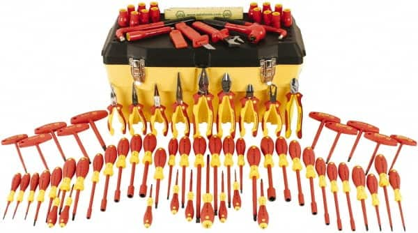 Wiha - 80 Piece Insulated Hand Tool Set - Comes in Molded Case - Strong Tooling