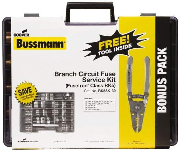 Cooper Bussmann - RK5 Class, 250/600 VAC/VDC, Fuse Service Kit - 100 Amps - Strong Tooling