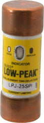 Cooper Bussmann - 300 VDC, 600 VAC, 25 Amp, Time Delay General Purpose Fuse - Fuse Holder Mount, 2-1/4" OAL, 100 at DC, 300 at AC (RMS) kA Rating, 13/16" Diam - Strong Tooling