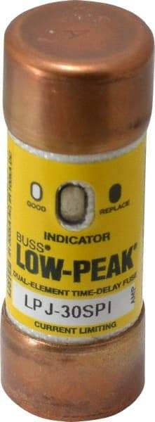 Cooper Bussmann - 300 VDC, 600 VAC, 30 Amp, Time Delay General Purpose Fuse - Fuse Holder Mount, 2-1/4" OAL, 100 at DC, 300 at AC (RMS) kA Rating, 13/16" Diam - Strong Tooling