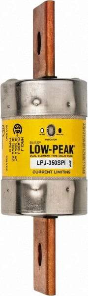 Cooper Bussmann - 300 VDC, 600 VAC, 350 Amp, Time Delay General Purpose Fuse - Bolt-on Mount, 7-1/8" OAL, 100 at DC, 300 at AC (RMS) kA Rating, 2" Diam - Strong Tooling