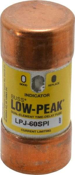 Cooper Bussmann - 300 VDC, 600 VAC, 60 Amp, Time Delay General Purpose Fuse - Fuse Holder Mount, 2-3/8" OAL, 100 at DC, 300 at AC (RMS) kA Rating, 1-1/16" Diam - Strong Tooling