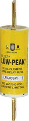 Cooper Bussmann - 300 VDC, 600 VAC, 80 Amp, Time Delay General Purpose Fuse - Bolt-on Mount, 4-5/8" OAL, 100 at DC, 300 at AC (RMS) kA Rating, 1-1/8" Diam - Strong Tooling