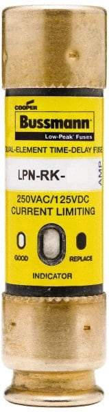 Cooper Bussmann - 125 VDC, 250 VAC, 35 Amp, Time Delay General Purpose Fuse - Fuse Holder Mount, 76.2mm OAL, 100 at DC, 300 at AC (RMS) kA Rating, 13/16" Diam - Strong Tooling