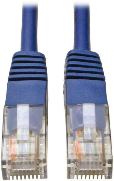 Tripp-Lite - Cat5e, 24 AWG, 8 Wires, 550 MHz, Unshielded Network & Ethernet Cable - Blue, PVC, 100' OAL - Strong Tooling