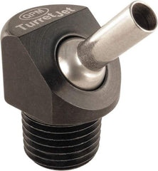 QPM Products - 5/16" Hose Inside Diam, Coolant Hose Nozzle - NPT, for Use with CNC Lathes - Strong Tooling