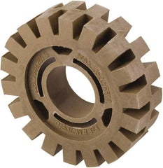 PRO-SOURCE - 4" Diam Angle & Disc Grinder Eraser Wheel - For Use with Utility Surface Blasters - Strong Tooling