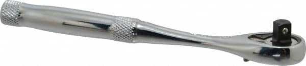 Proto - 1/4" Drive Pear Head Ratchet - Chrome Finish, 5-3/4" OAL, 45 Gear Teeth, Full Polished Handle, Standard Head - Strong Tooling