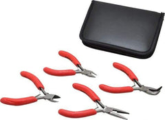 Proto - 4 Piece Mini Plier Set - Comes in Kit Bag - Strong Tooling