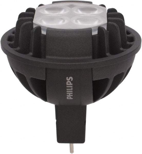 Philips - 7 Watt LED Commercial/Industrial 2 Pin Lamp - 3,000°K Color Temp, 370 Lumens, 12 Volts, Dimmable, MRC16, 35,000 hr Avg Life - Strong Tooling