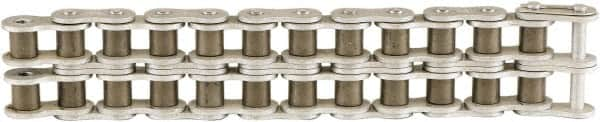 U.S. Tsubaki - 1/2" Pitch, ANSI 40-2, Spring Type Roller Chain Connecting Link - For Use with Double Strand Chain - Strong Tooling