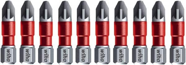 Wiha - PZ.3 Posidriv Screwdriver Bit - 1/4" Drive, 1-9/64" OAL - Strong Tooling