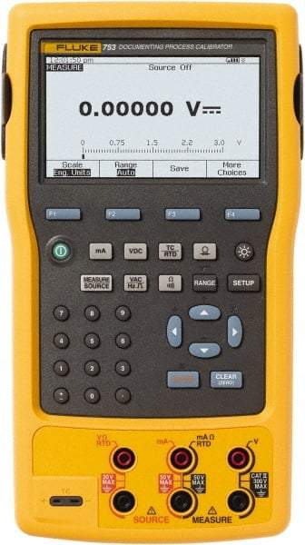 Fluke - 100 mA Measure, 22 mA Source, 10,000 Ohm, 50 kHz Calibrator - 300 VAC, 300 VDC, 3 Year Warranty - Strong Tooling