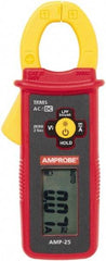 Amprobe - AMP-25, CAT III, Digital True RMS Clamp Meter with 0.9843" Clamp On Jaws - 300 AC/DC Amps, Measures Current - Strong Tooling