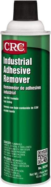 CRC - 19 oz Aerosol Can Adhesive Remover - VOC Content g/L 0, Removes Adhesives - Strong Tooling