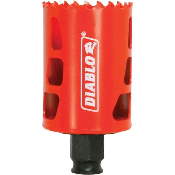 Freud - 1-7/8" Diam, 2-3/8" Cutting Depth, Hole Saw - Bi-Metal Saw, Toothed Edge - Strong Tooling