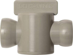 Loc-Line - 10 Piece, 3/4" ID Coolant Hose In-Line Check Valve - Female to Ball Connection, Acetal Copolymer Body, Unthreaded, Use with Loc-Line Modular Hose Systems - Strong Tooling