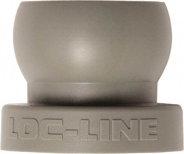 Loc-Line - 1/2" Hose Inside Diam, Coolant Hose Fixed Mount - for Use with Loc-Line Modular Hose System, 20 Pieces - Strong Tooling