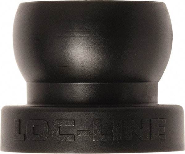 Loc-Line - 1/2" Hose Inside Diam, Coolant Hose Fixed Mount - for Use with Loc-Line Modular Hose System, 20 Pieces - Strong Tooling