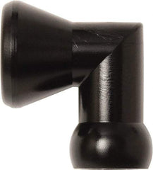 Loc-Line - 1/4" Hose Inside Diam, Coolant Hose Elbow - For Use with Loc-Line Modular Hose System, 20 Pieces - Strong Tooling