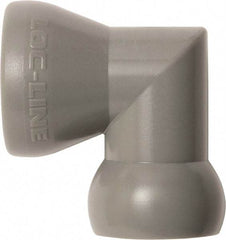 Loc-Line - 1/2" Hose Inside Diam, Coolant Hose Elbow - For Use with Loc-Line Modular Hose System, 20 Pieces - Strong Tooling