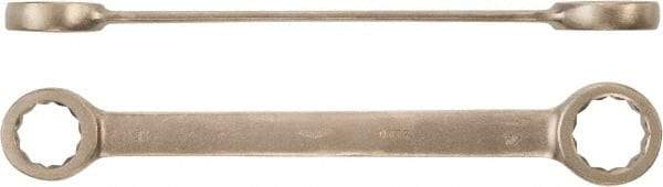 Ampco - 15/16" x 1-1/16" 12 Point Box Wrench - Double End, Aluminum Bronze, Plain Finish - Strong Tooling