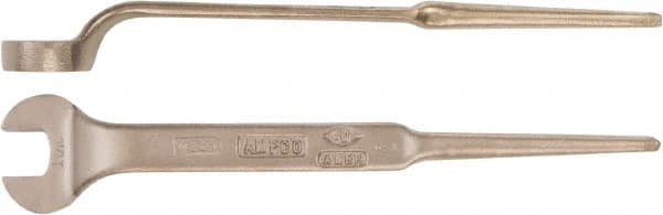 Ampco - 20mm Nonsparking Standard Spud Handle Open End Wrench - Single End, Plain Finish - Strong Tooling