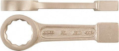 Ampco - 58mm 12 Point Striking Box Wrench - Single End, Aluminum Bronze, Plain Finish - Strong Tooling