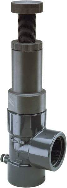 Hayward - 1" Pipe, Threaded Ends, PVC Pressure Regulating Valve - FPM Seal, 5 to 75 psi - Strong Tooling