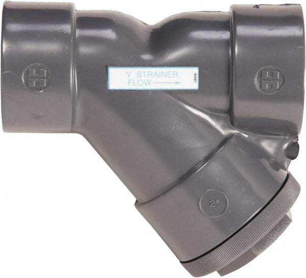 Hayward - 3/4" Pipe, Socket Ends, PVC Y-Strainer - 150 psi Pressure Rating - Strong Tooling