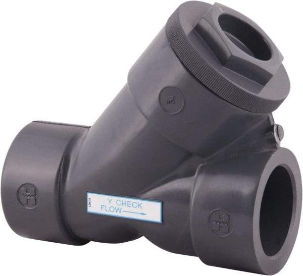 Hayward - 1/2" PVC Check Valve - Y-Pattern, Threaded, 150 WOG - Strong Tooling