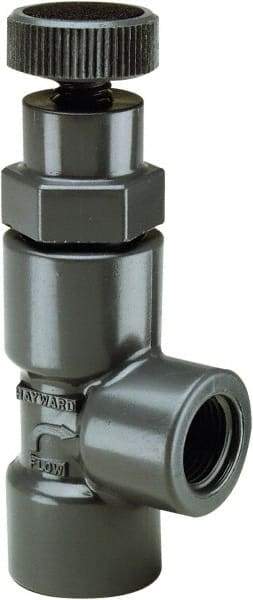 Hayward - 150 Max psi Angle Globe Pressure Reducing Valve - 1/2" Threaded Connection - Strong Tooling