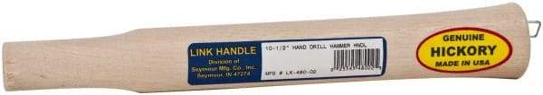 Made in USA - 10-1/2" Long Replacement Handle for Sledge Hammers - 1" Eye Length x 3/4" Eye Width, Hickory, 2 to 4 Lb Capacity, Material Grade Type A - Strong Tooling