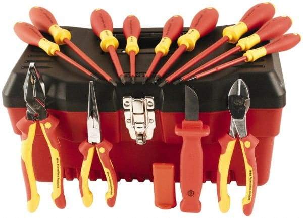 Wiha - 12 Piece Insulated Hand Tool Set - Comes in Molded Case - Strong Tooling