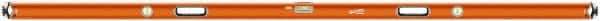 SAVAGE by SWANSON - 96" Long 3 Vial Box Beam Level - Aluminum, Orange - Strong Tooling