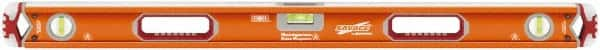 SAVAGE by SWANSON - Magnetic 36" Long 3 Vial Box Beam Level - Aluminum, Orange - Strong Tooling