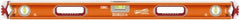 SAVAGE by SWANSON - Magnetic 36" Long 3 Vial Box Beam Level - Aluminum, Orange - Strong Tooling