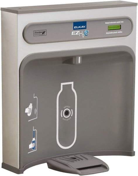 Halsey Taylor - 8 GPH Cooling Capacity Retro Fit Water Cooler & Fountain - Retro-Fit Bottle Filling Station, 20 to 105 psi, 0.20 hp, Stainless Steel - Strong Tooling