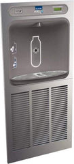 ELKAY - 8 GPH Cooling Capacity In Wall Recessed Water Cooler & Fountain - In-Wall, 20 to 105 psi, 0.20 hp, Stainless Steel - Strong Tooling