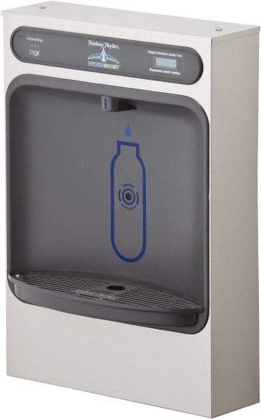 Halsey Taylor - 8 GPH Cooling Capacity Surface Mount Water Cooler & Fountain - Bottle Filling, 20 to 105 psi, 0.20 hp, Stainless Steel - Strong Tooling