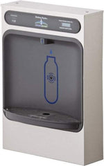 Halsey Taylor - 8 GPH Cooling Capacity Surface Mount Water Cooler & Fountain - Bottle Filling, 20 to 105 psi, 0.20 hp, Stainless Steel - Strong Tooling