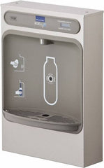 Halsey Taylor - 8 GPH Cooling Capacity Surface Mount Water Cooler & Fountain - Bottle Filling, 20 to 105 psi, 0.20 hp, Stainless Steel - Strong Tooling