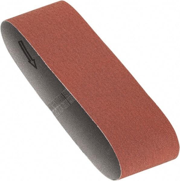 Porter-Cable - 3" Wide x 18" OAL, 40 Grit, Aluminum Oxide Abrasive Belt - Aluminum Oxide, Coarse, Coated, X Weighted Cloth Backing, Dry - Strong Tooling