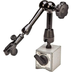 Mitutoyo - 50mm Long x 50mm Wide x 55mm High Magnetic Indicator Base with On/Off Switch - 600 N Magnetic Pull - Strong Tooling